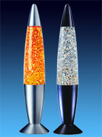 lava lamp , glitter lamp , wax motion lamp