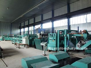 slitting and cut-to length unit production line
