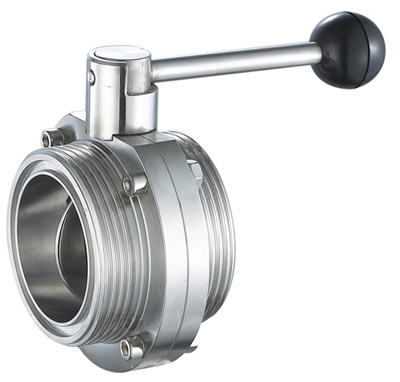 Sanitary butterfly valve, ball valve, check valve