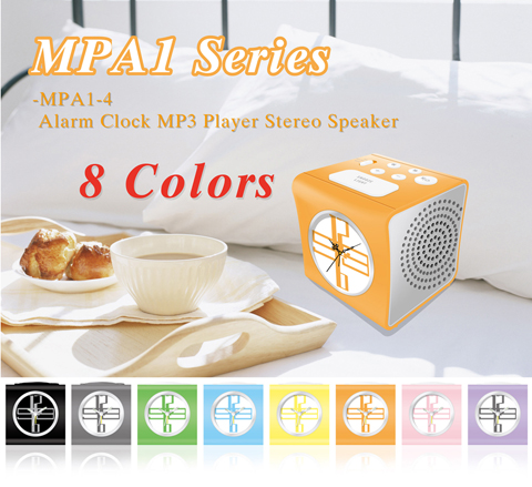 Alarm Clock MP3 Player Stereo Speaker
