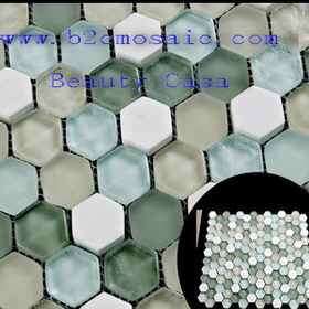 Hexagon mosaic honeycomb mosaic Beauty Casa Mosaic