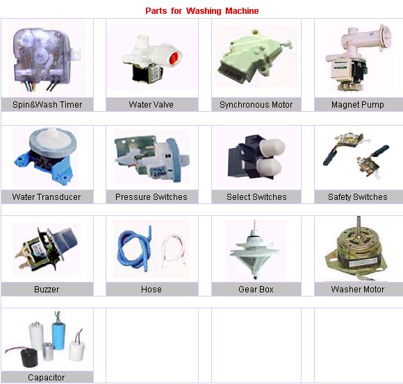 Spare Parts for Washing Machine: