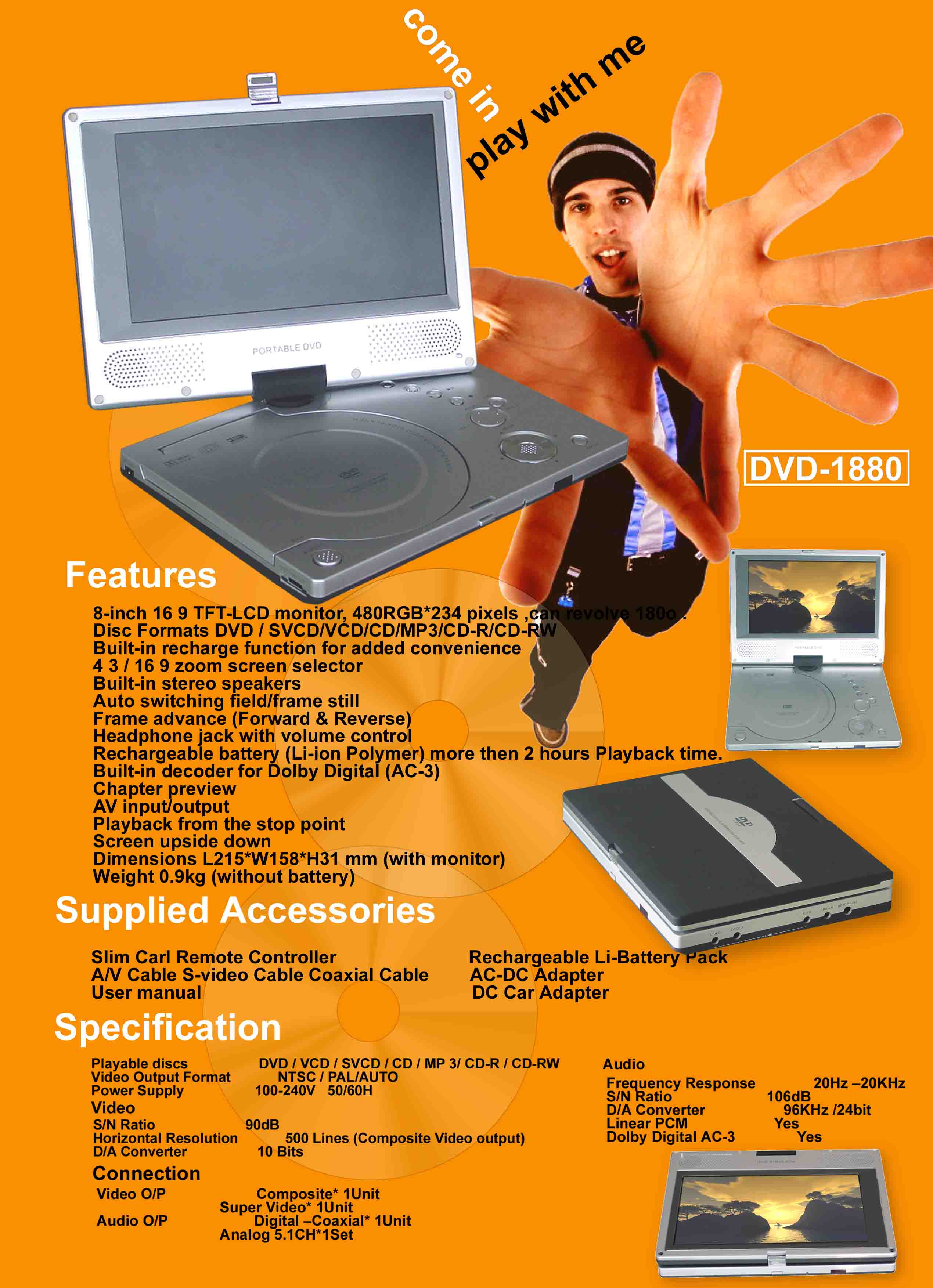 portable DVD player