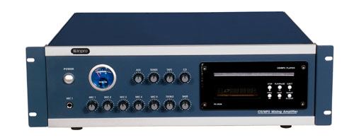 Mixer Amplifier With CD (Public address system, pa system)