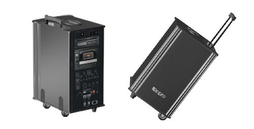 Wood Portable Amplifier (PUBLIC ADDRESS SYSTEM, PA SYSTEM)