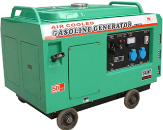 Silent gasoline generator set
