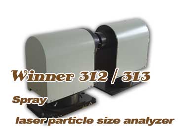 Spray-laser particle size analyzer