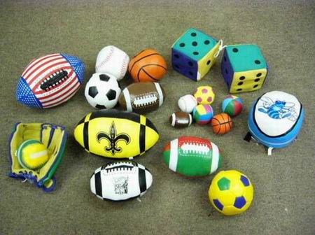 stuffed / inflatable toy ball