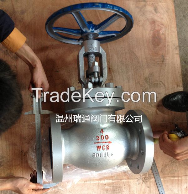 API flanged globe valve