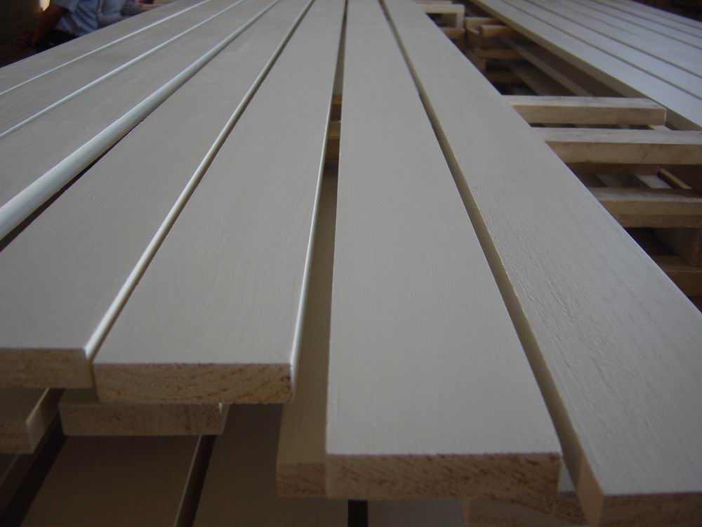 Paulownia finger jointed primed siding