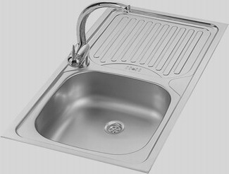 43,5 X 76 and 43,5 X 86 stainless steel kitchen sink