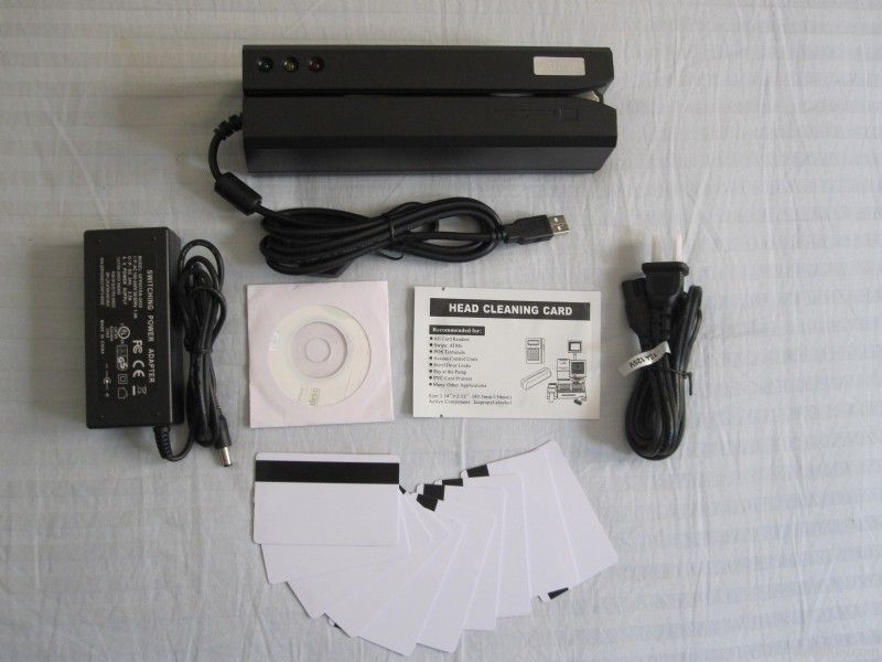 MSR606 100% msr206 comp USB magnetic stripe reader/writer encoder