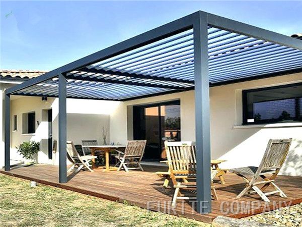 Pergola Sun Shading Cover Aluminum Retractable Awning