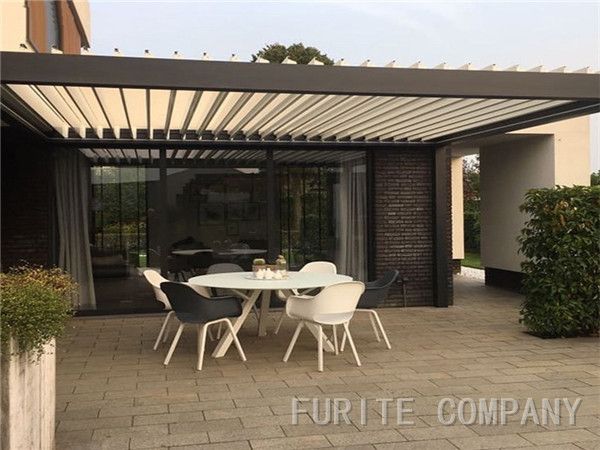 Pergola Sun Shading Cover Aluminum Retractable Awning