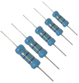 Metal film resistor (1/6W, 1/4W, 1/2W, 1W, 2W)