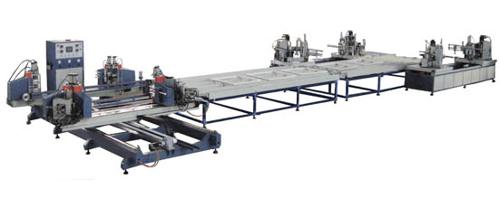 Automatic Welding and Corner-cleaning Production Line