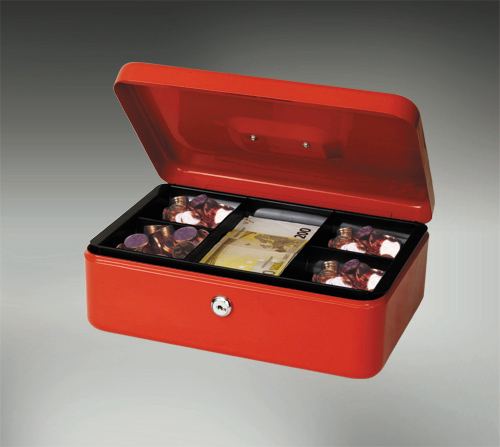 cash box, key box, file cabinet, CPU holder