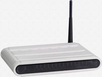 Wireless ADSL2+ Router with four LAN ports