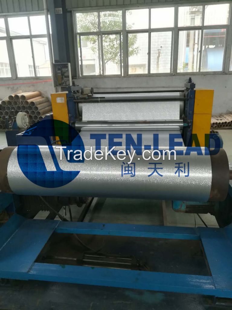 embossed aluminum foil with anticorrosion coating