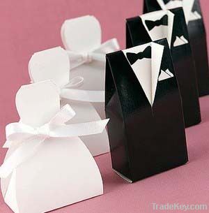 European-style wedding dress favor boxs