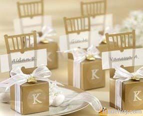 Golden Chair wedding favor box/wedding favors/wedding gift