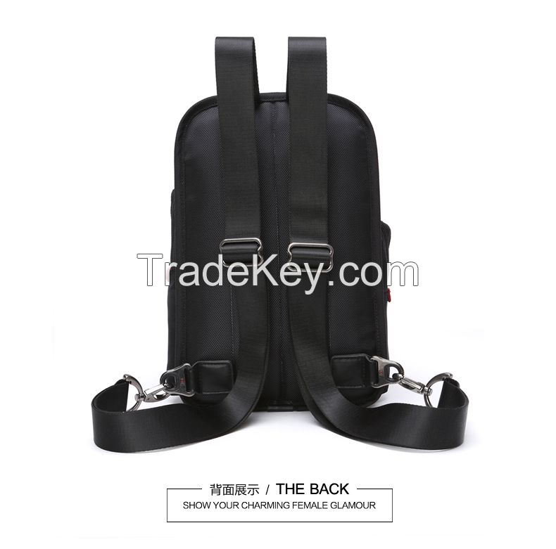  wemer noblr  Men's business casual shoulder bag, backpack schoolbag male oxford waterproof canvas computer bag
