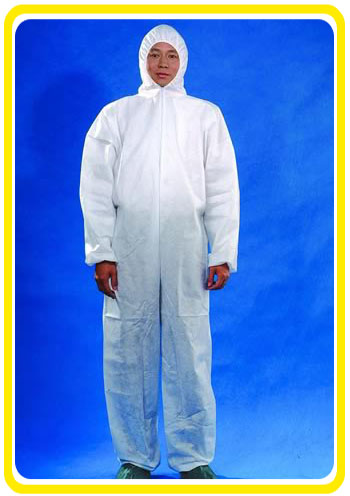 PP Coverall with Hood, without Feetcover