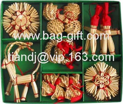 Wheat Straw Christmas Decorations