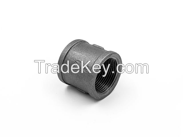 Black malleable iron Coupling fittings for portable water