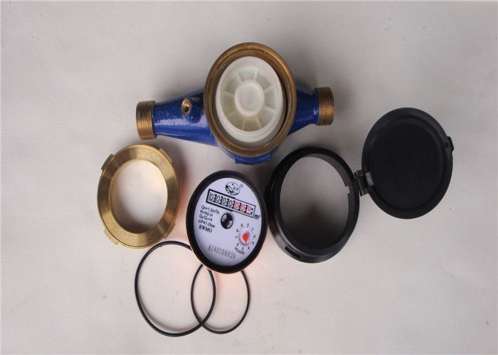 Brass body multi jet dry dial cold water meter 