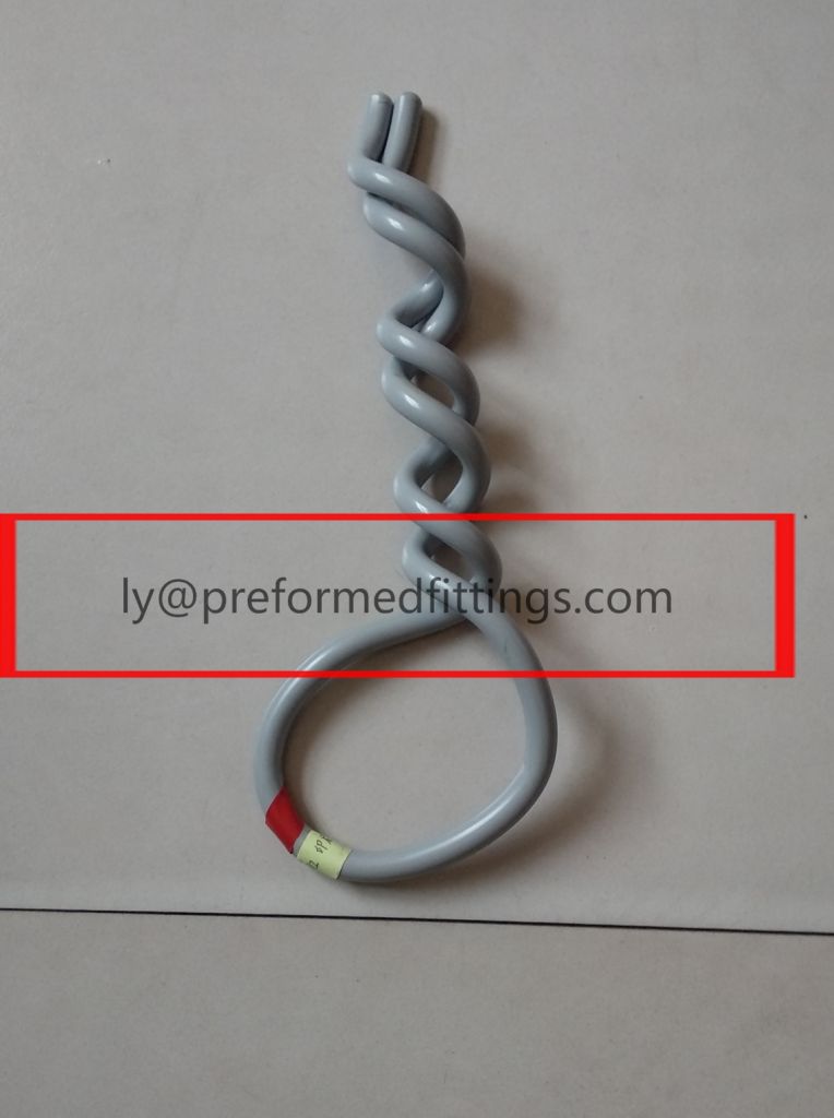 preformed guy grip/deadend grip/deadend set/PVC Side Ties/helical fittings/line fittings