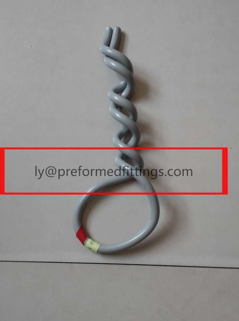 PVC Top Side tie FOR ADSS/OPGW/distrabution ties/helical fittings/line fittings/guy grip/deadend set