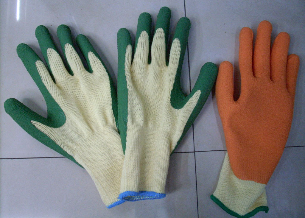 latex coated glove