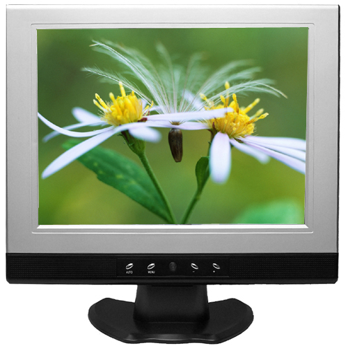 new 15" LCD Monitor with AV and TV