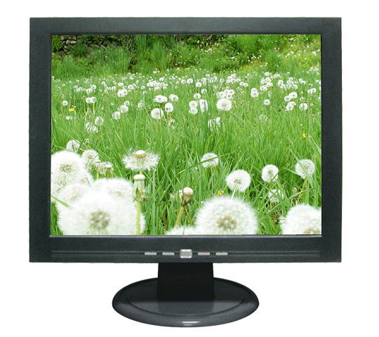 new 15" LCD Monitor with AV and TV