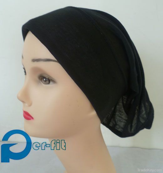 Muslim chemo underscarf hair loss cap turban bonnet hijab abaya