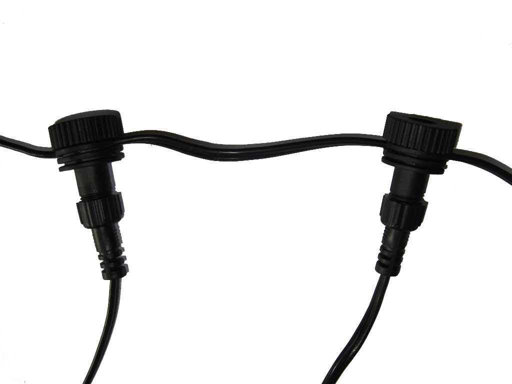 flexible cable connector for garden light