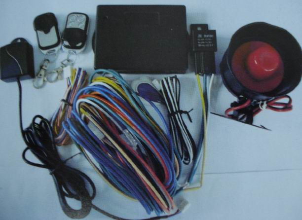 car alarm system with power window closer