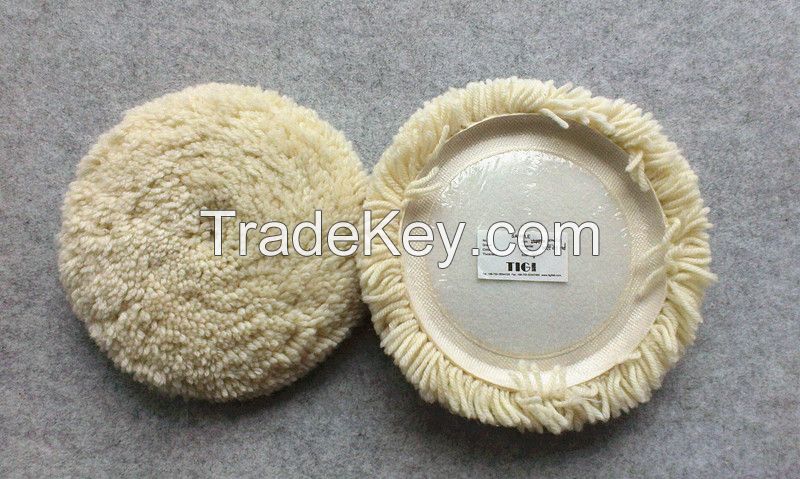 7'' singel side wool compounding pad