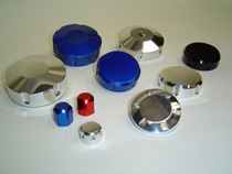 billet cnc gas cap