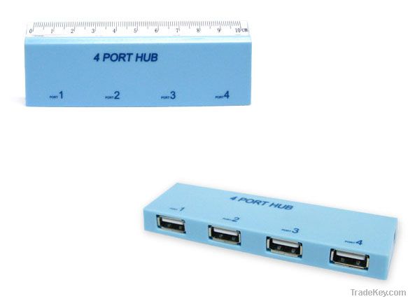 USB Hub with 10cm Ruler