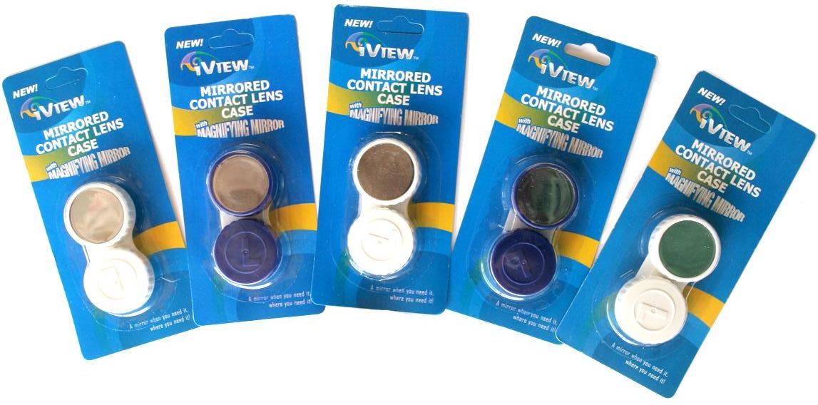 iView Mirrored Contact Lens Case