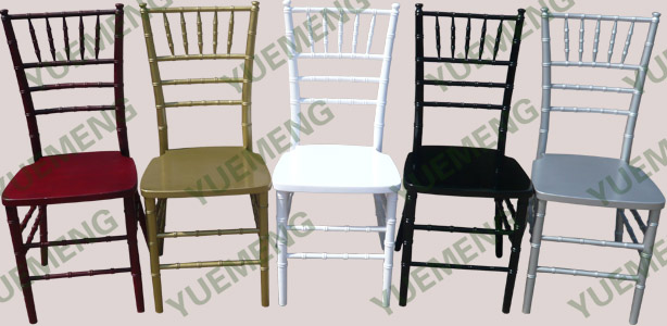 Sell Natural/White/Black/Mahogany/Golden/Silver Wooden Chivari Chair