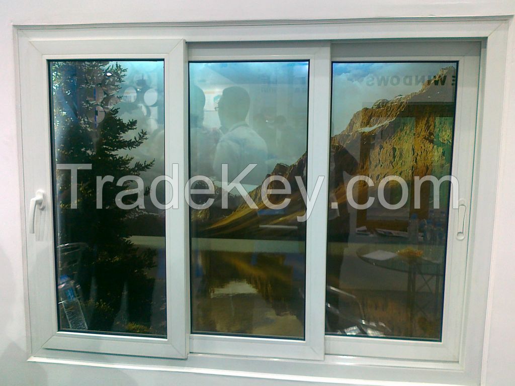 UPVC profiles for windows & doors,finished UPVC windows & doors, accessories  matched windows & doors