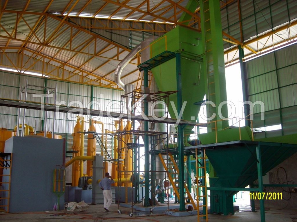 Fengyu 200KW rice husk biomass gasifier equipment gasification power plant in smooth operation in Russia since 2010