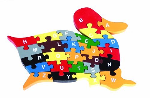Duck Alphabet Numbers Puzzle