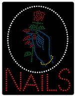 Nails LED signs