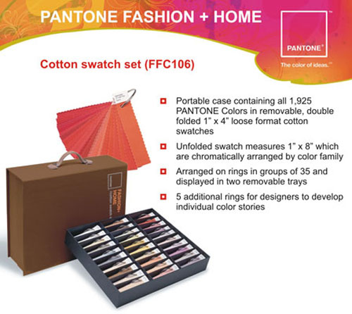 PANTONE FOR FASHION AND HOME TPX, TCX