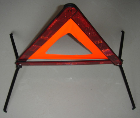 reflective warning triangle