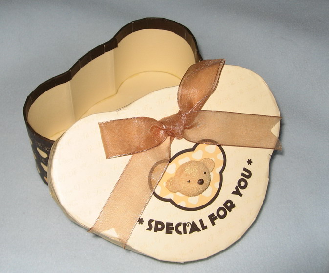 Paper Gift Box with Bear